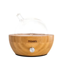 Nebulizer - essential oil diffuser Mohani - bamboo, glass sphere