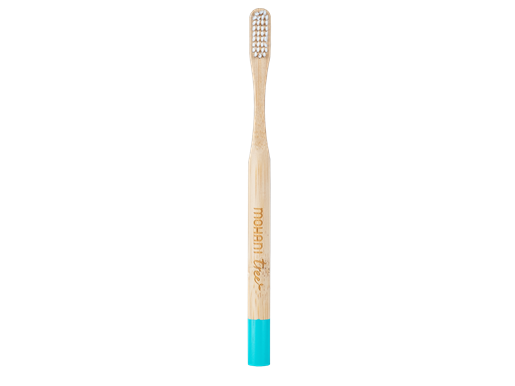 Bamboo toothbrush - turqoise, soft bristles