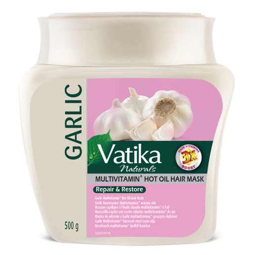 Dabur Vatika Garlic Hair Mask – For Weak and Damaged Hair (500g)