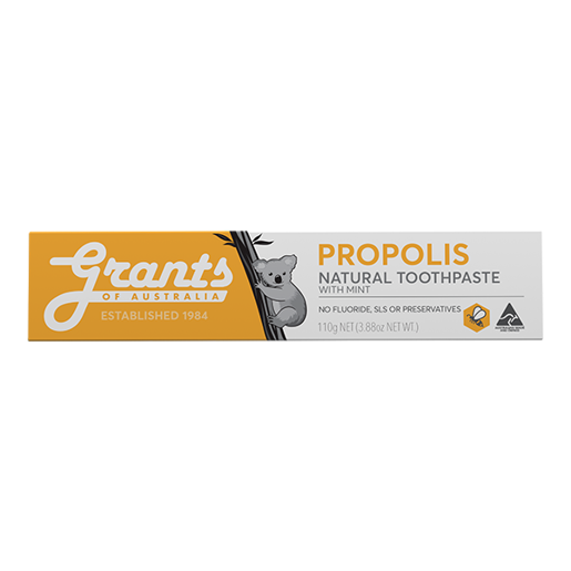 Protective propolis toothpaste from Grants of Australia-no fluoride