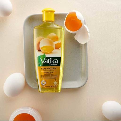 Vatika Naturals Hair Oil with Egg Protein and Multivitamins