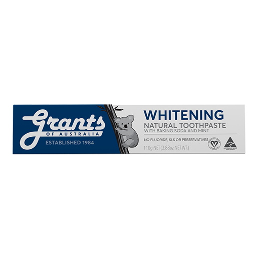 Whitening natural toothpaste from Grants of Australia-no fluoride