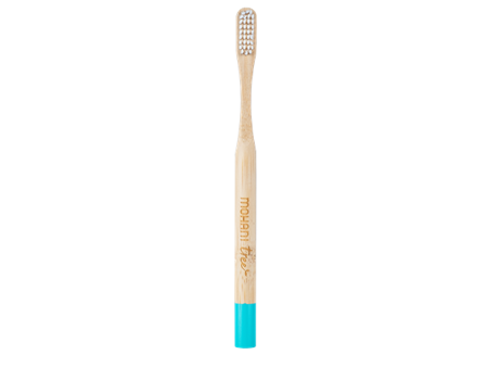 Bamboo toothbrush - turqoise, soft bristles
