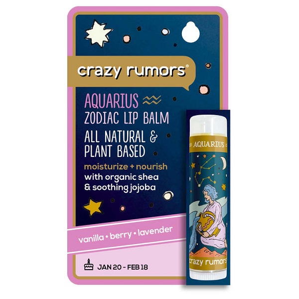 Crazy Rumors natural lip balm - Aquarius