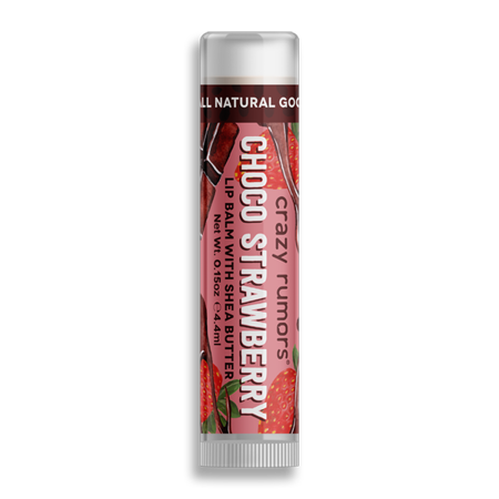 Crazy Rumors natural lip balm - Choco Strawberry