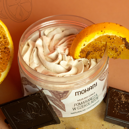 Nourishing chocolate orange body mousse Mohani 200 ml