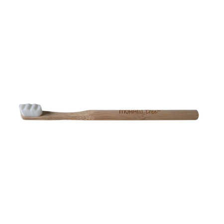 Toothbrush bamboo - Natural Color, 10,000 Soft Bristles | MOHANI