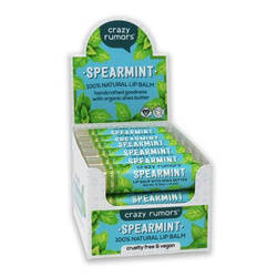 Crazy Rumors natural lip balm - Spearmint - 10+2 FREE