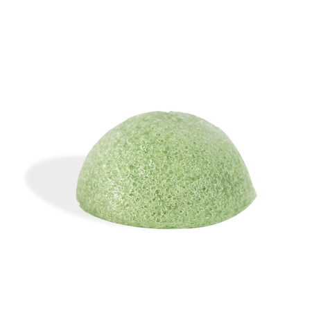 Natural konjac sponge for face cleansing Mohani - with green tea 