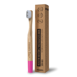 Children’s Nano Toothbrush - Pink, Soft 10K Bristles | Mohani