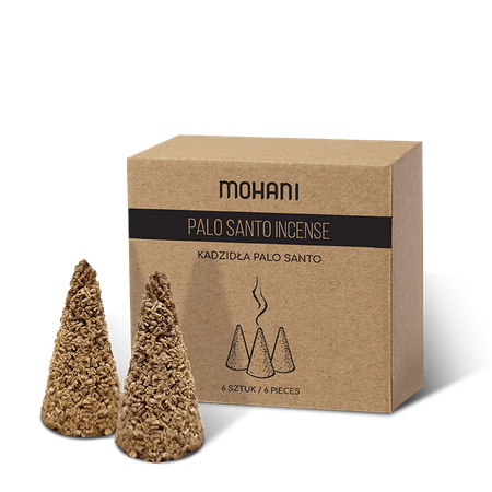 Natural Palo Santo fragrance cones - 6 pieces