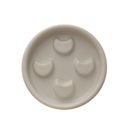 Ceramic soap dish - matte gray