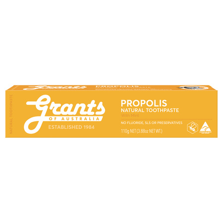 Protective propolis toothpaste from Grants of Australia-no fluoride