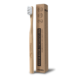 Nano Toothbrush bamboo - Natural Color, 10,000 Soft Bristles | MOHANI