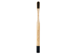 Bamboo toothbrush - black, medium bristles