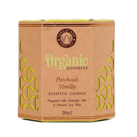 Song of India soy scented candle - Patchouli Vanilla