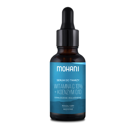 Rejuvenating and brightening face serum with vitamin C 10% and coenzyme Q10 - Mohani