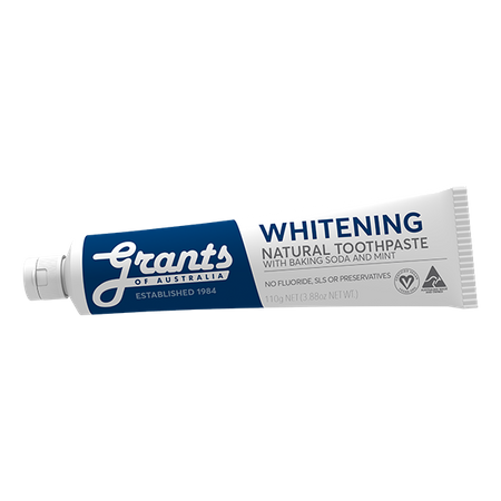 Whitening natural toothpaste from Grants of Australia-no fluoride