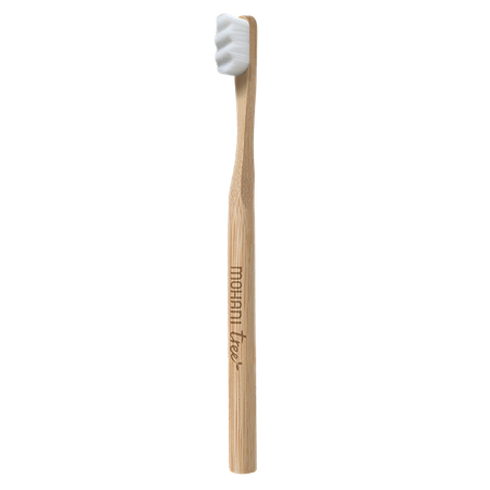 Nano Toothbrush bamboo - Natural Color, 10,000 Soft Bristles | MOHANI