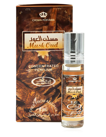 Arabic Al-Rehab Musk Oud 6ml, main note: warm oud and woody notes