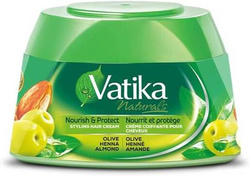 Vatika Hair Styling Cream Olive-Almond-Henna 210ml