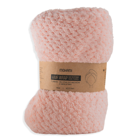 Turban - Mohani microfiber hair towel - pink 