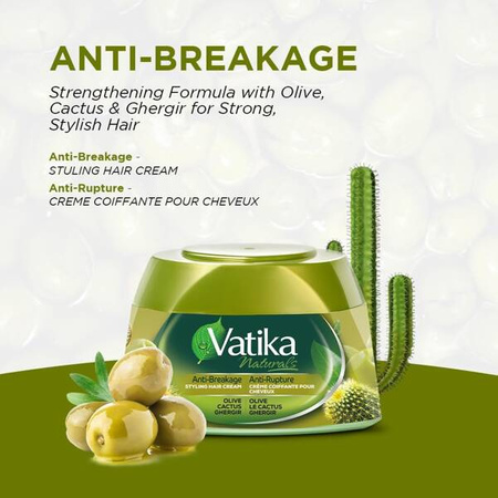 Vatika Hair Styling Cream Olive-Cactus-Ghergir 210ml