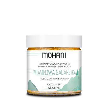 Antioxidant face wash and make-up removal emulsion - Mohani Vitamin Jelly